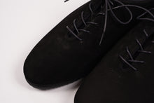 画像をギャラリービューアに読み込む, 【在庫あり】JAZZフラットシューズ(レディース) /ブラック(ヌバック)