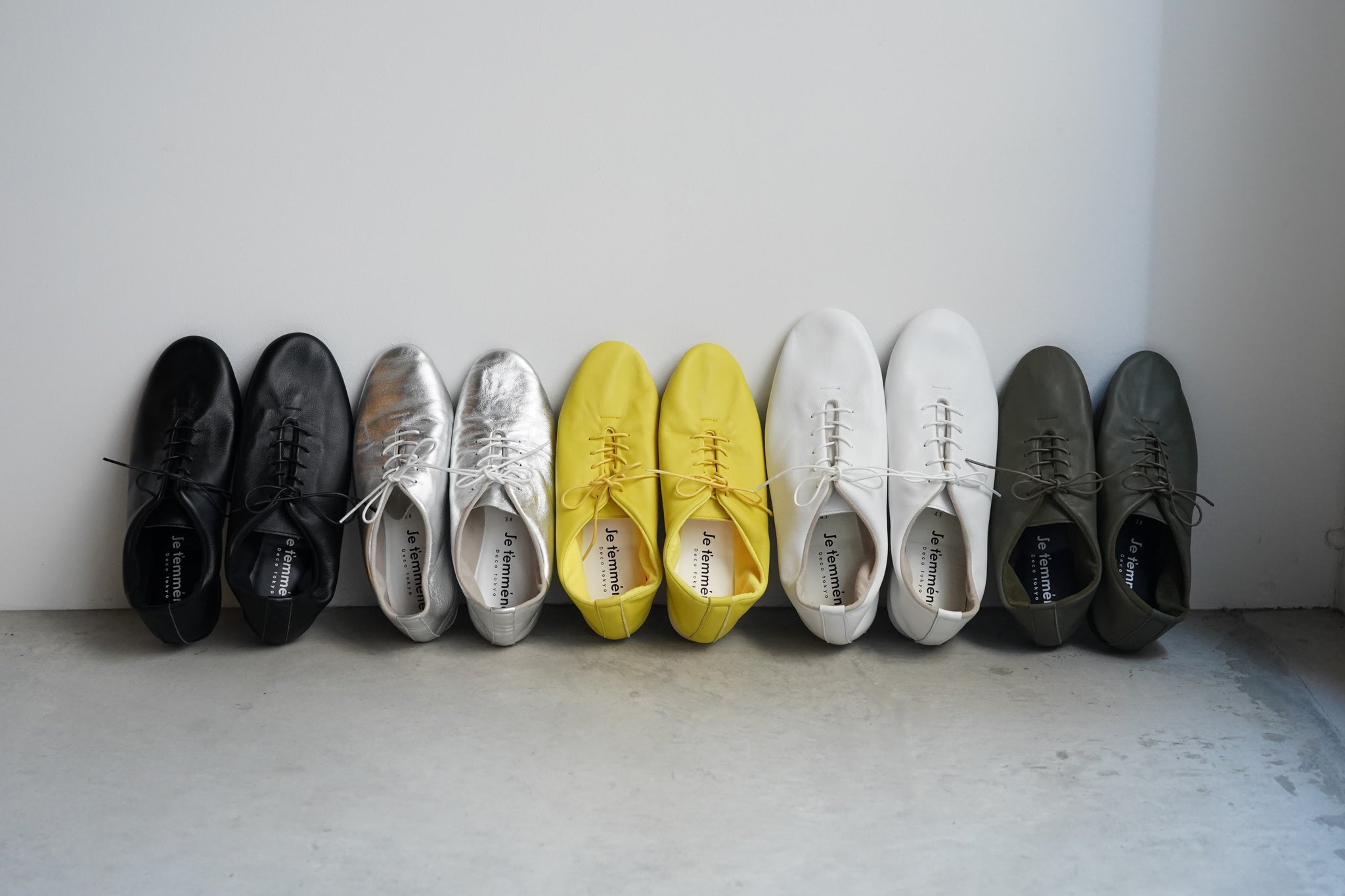 受注生産】JAZZフラットシューズ /イエロー – Je t'emmène
